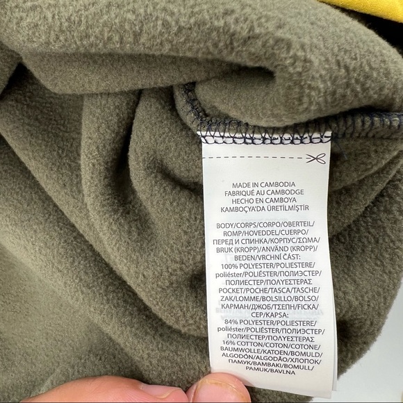 NWT Polo Men’s Large Ralph Lauren P-93 RLPC67 Camo Fleece Pullover Hi-Tech Olive - Picture 11 of 11